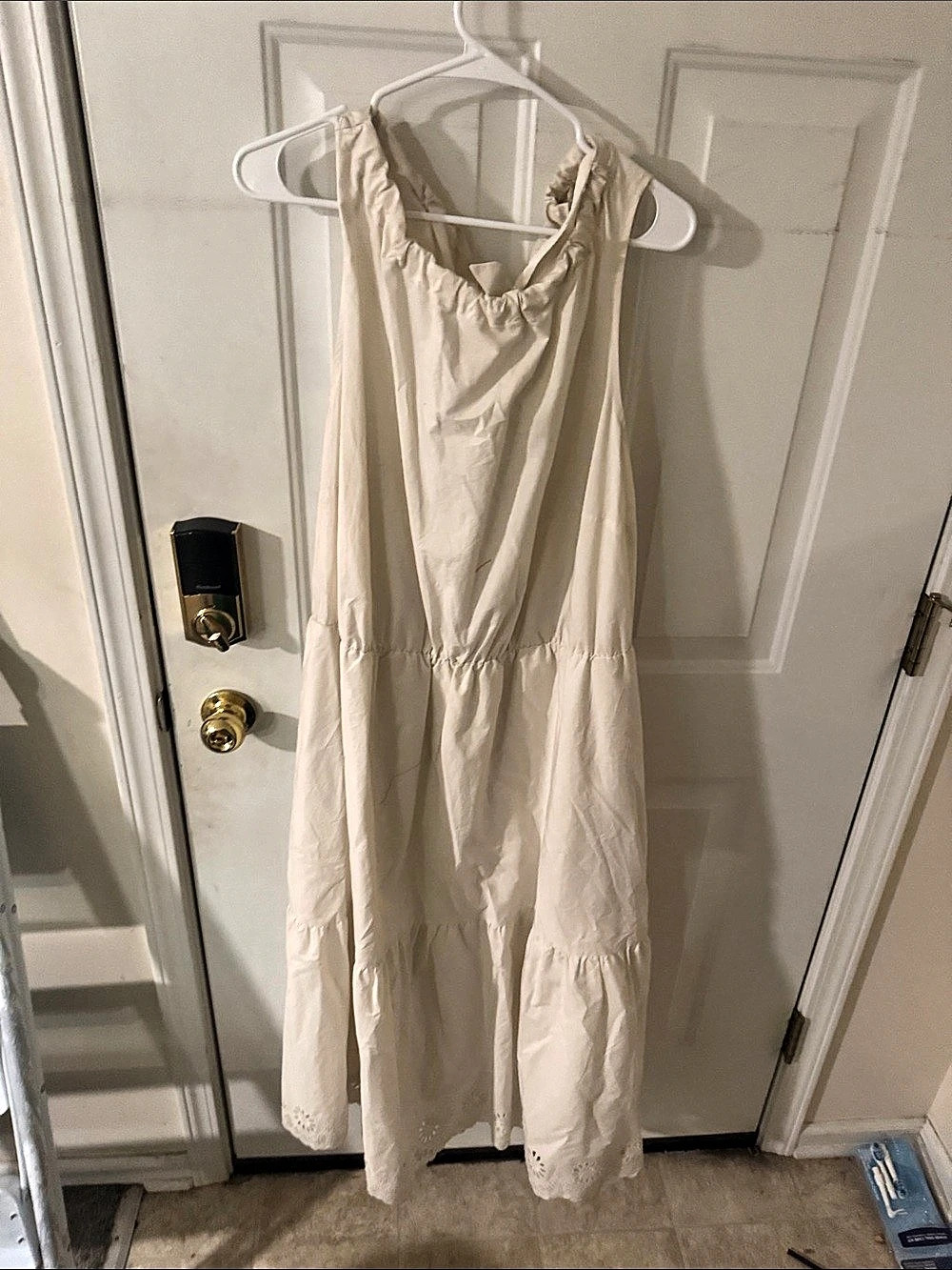 AVA VIV Maxi Dress in Cream Size 2X NWT
